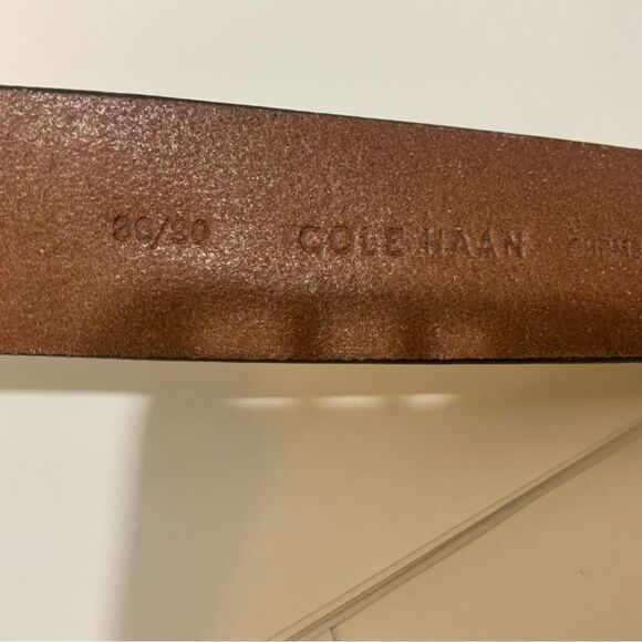 Cole Haan Belt Tan Leather Men's size 36/80 - Picture 10 of 12